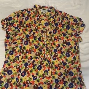 Ann Taylor LOFT floral summer top